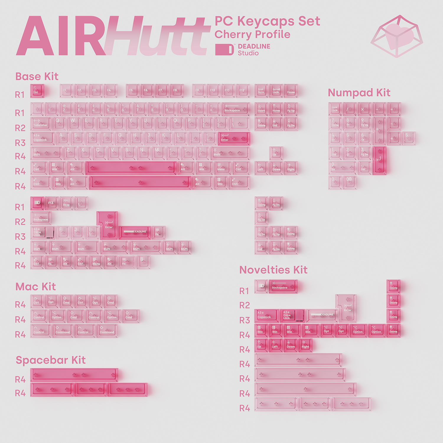 Deadline Air-Hutt  PC Keycaps