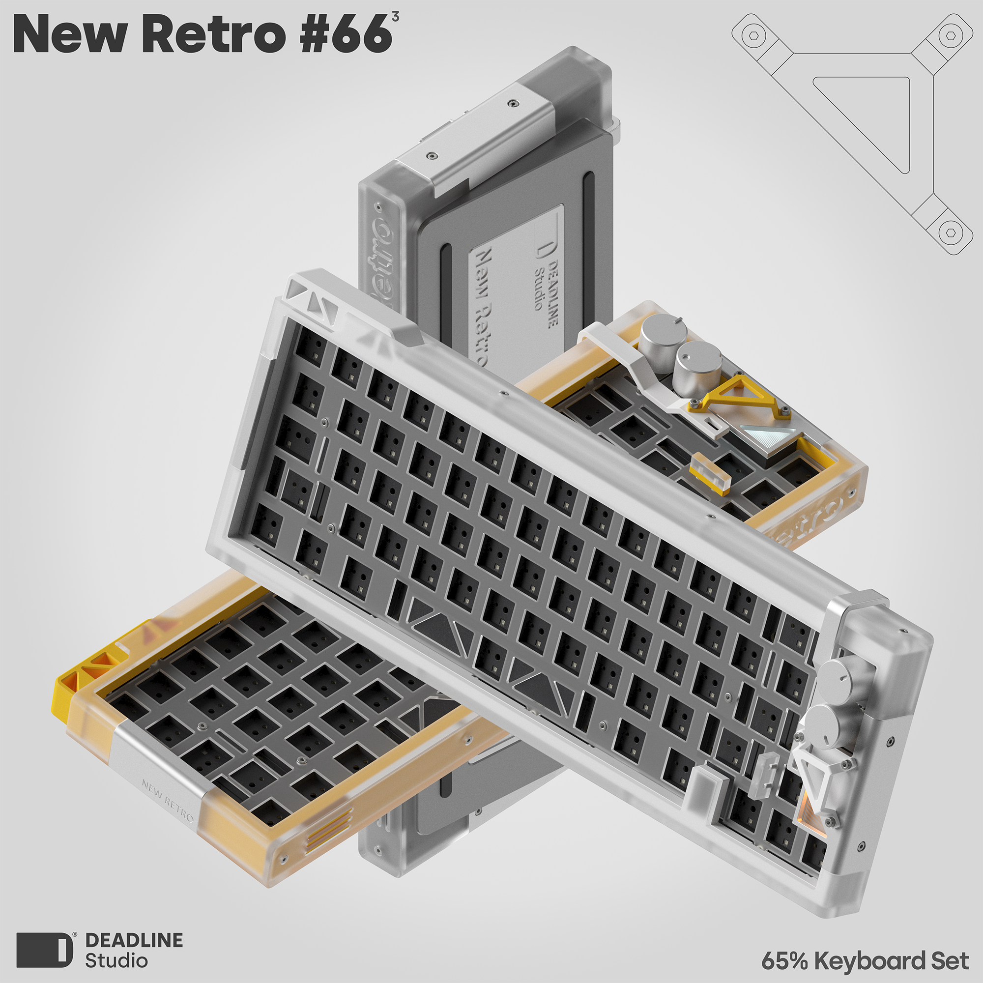 GB] DEADLINE Studio NewRetro#66v3 keyboard set – DEADLINE Studio™