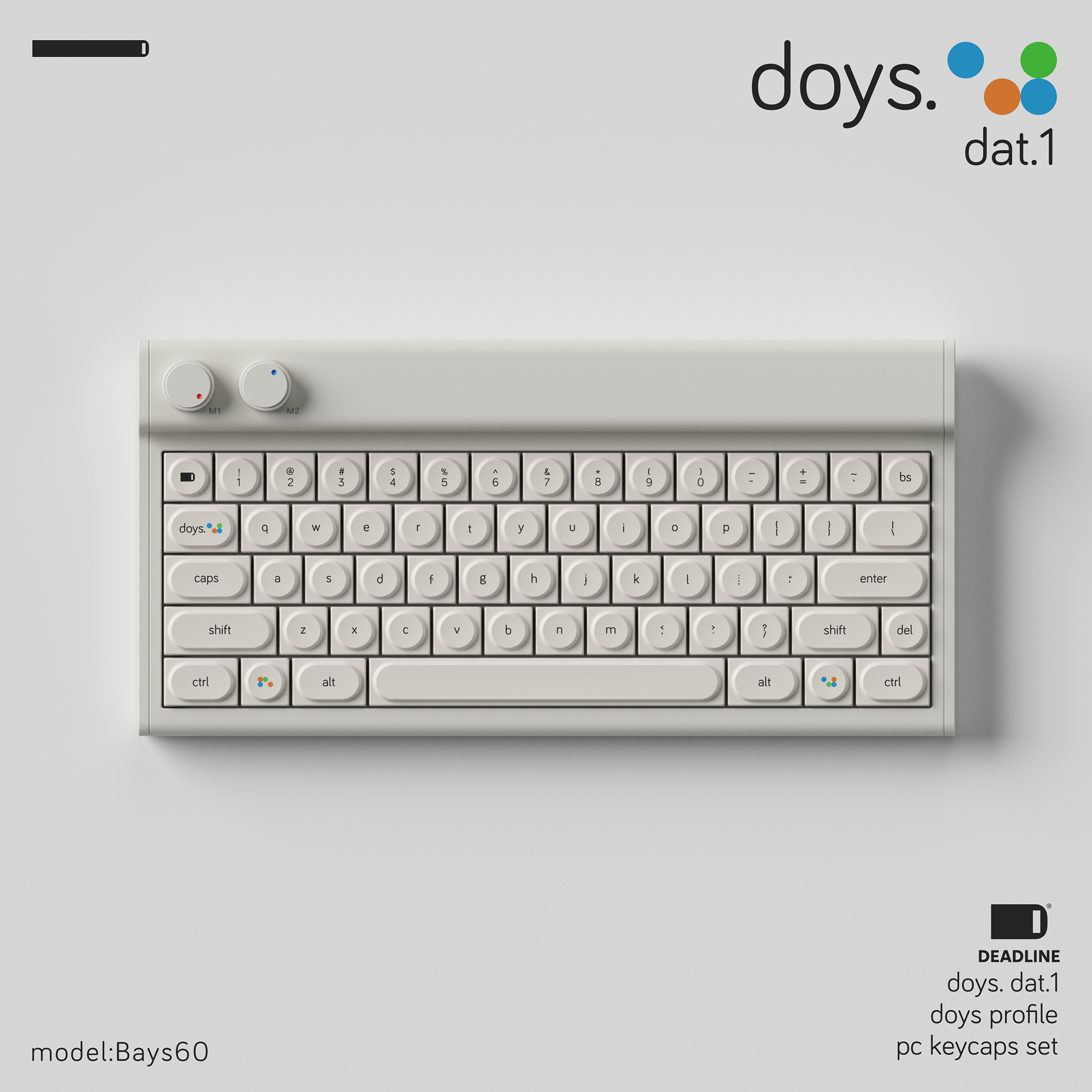 【 New in stock】DEADLINE doys.dat.1 - PC Doys KEYCAPS