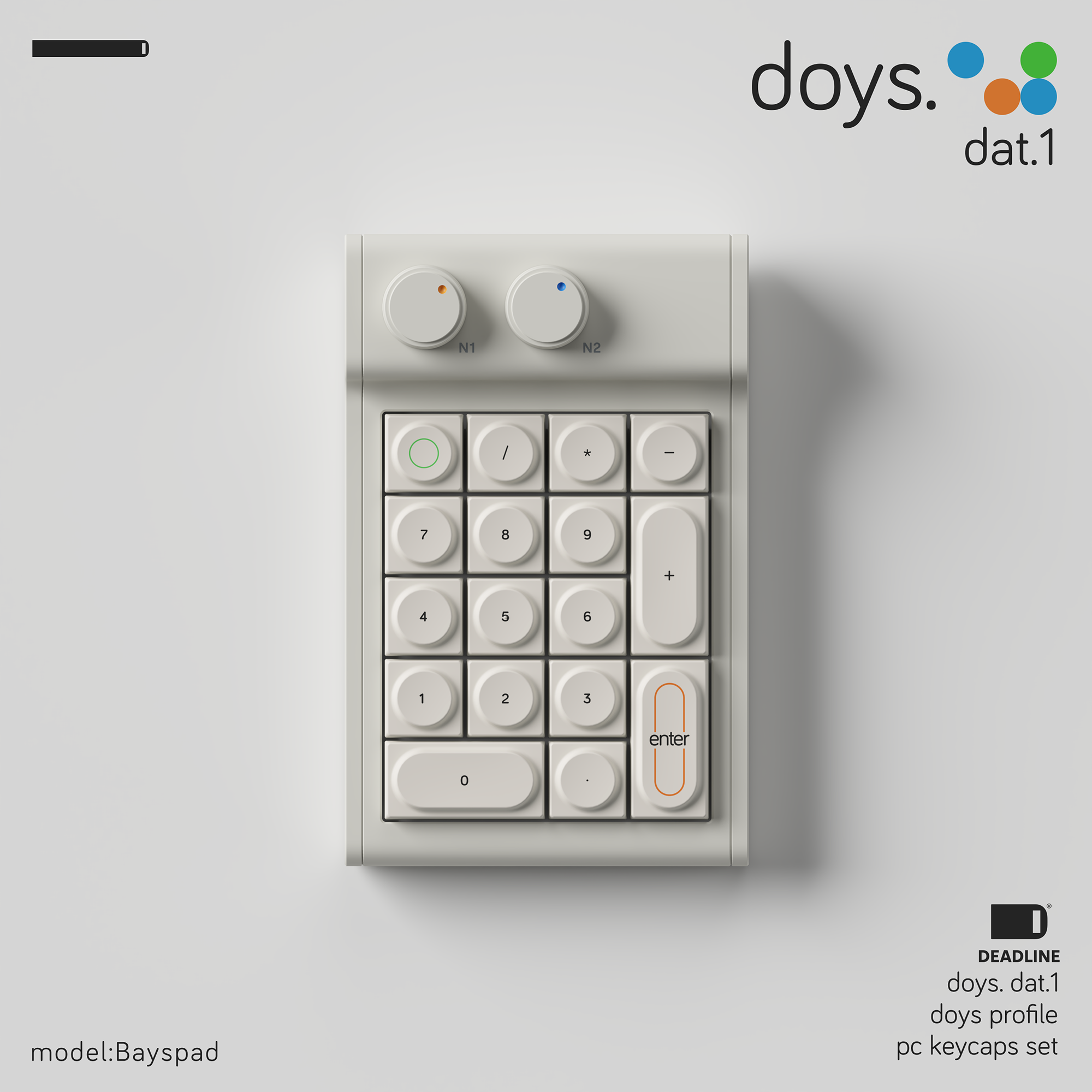 【 New in stock】DEADLINE doys.dat.1 - PC Doys KEYCAPS