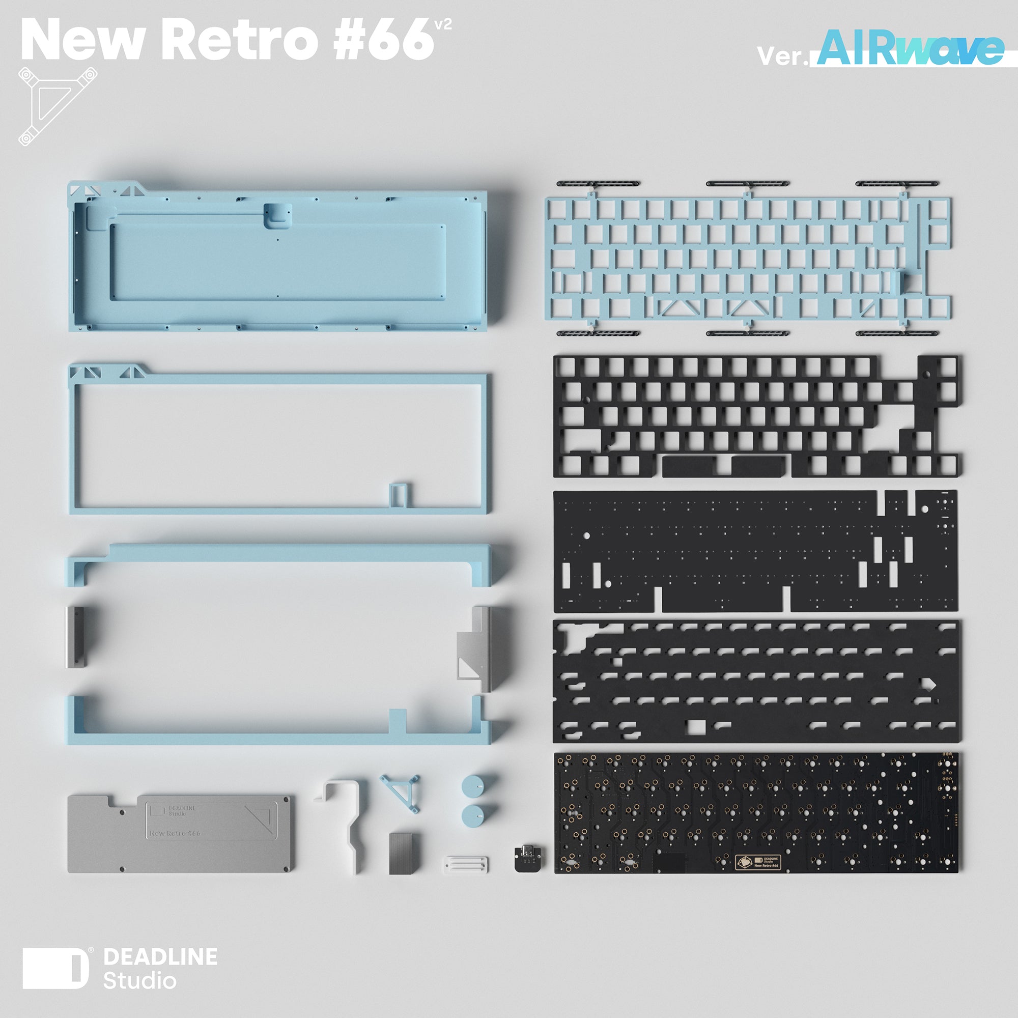 [IN STOCK ] DEADLINE Studio NewRetro#66v2 keyboard set