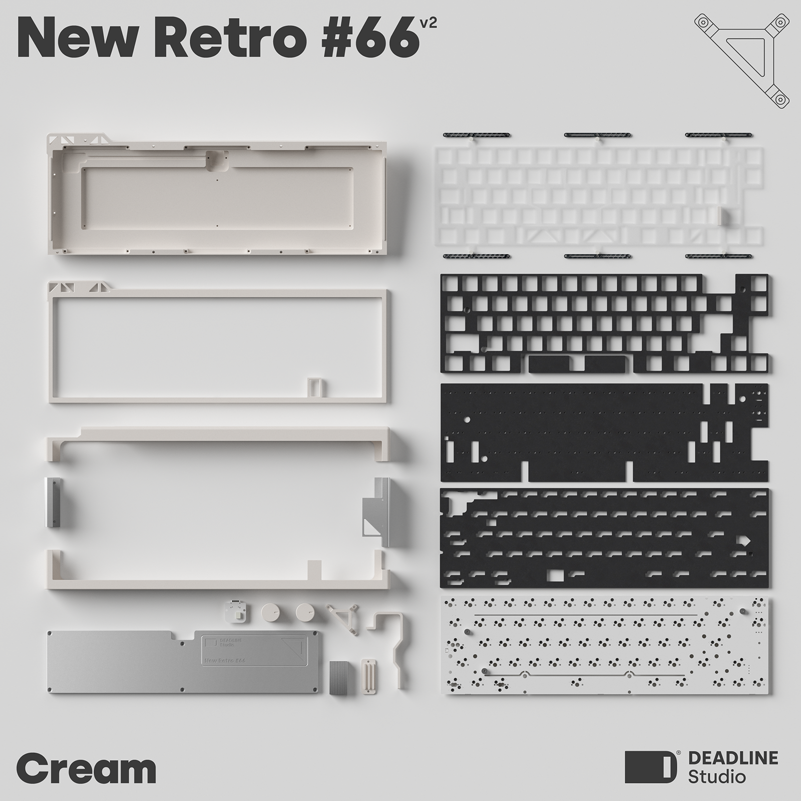[IN STOCK ] DEADLINE Studio NewRetro#66v2 keyboard set